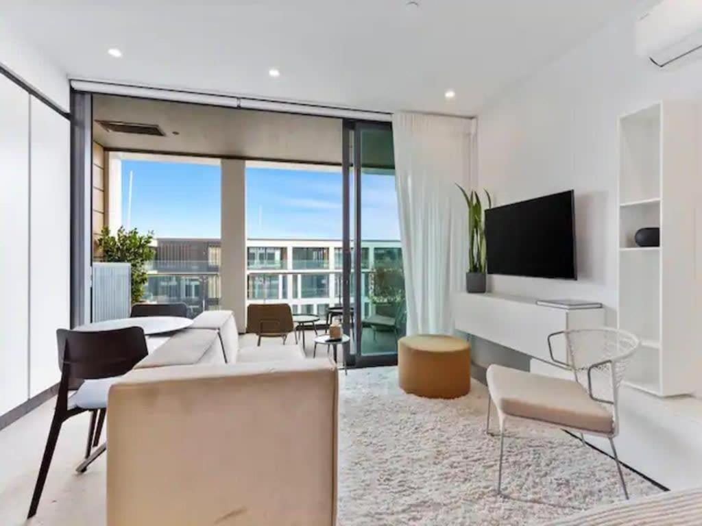 Sleek Modern Studio With Balcony Auckland Exterior foto