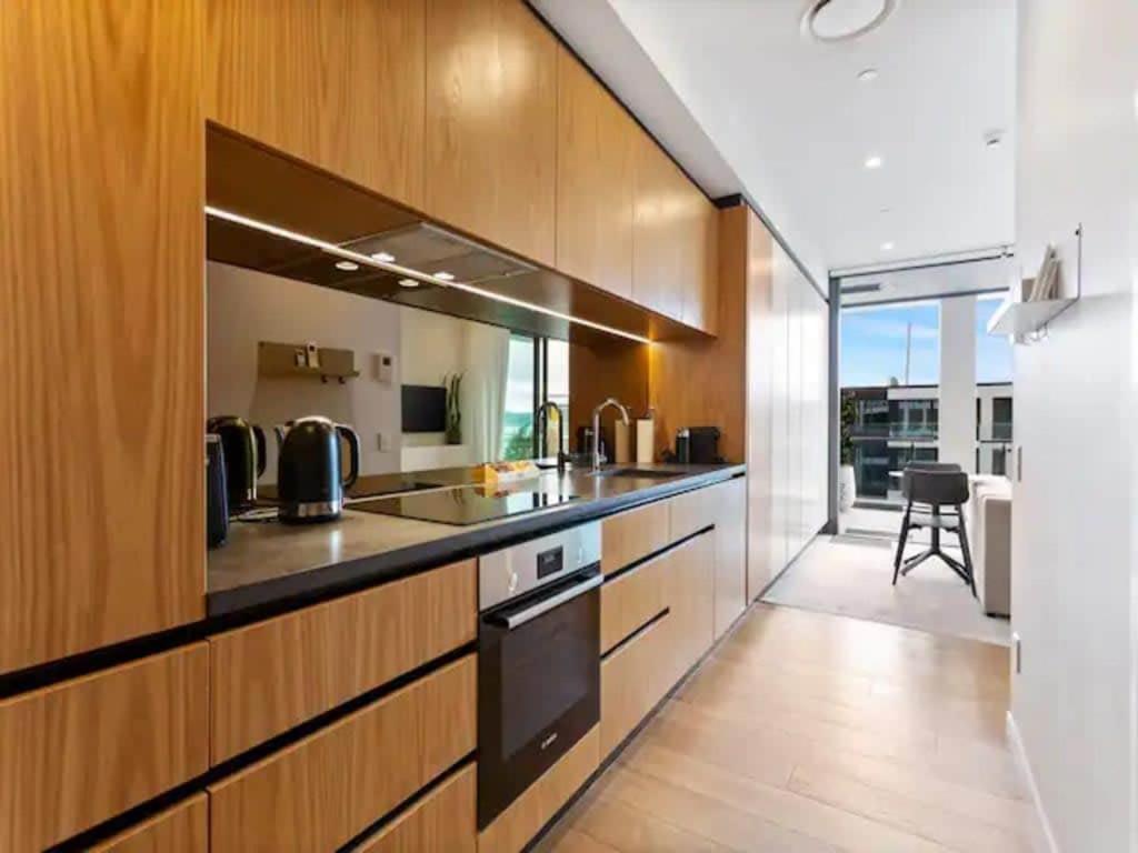 Sleek Modern Studio With Balcony Auckland Exterior foto